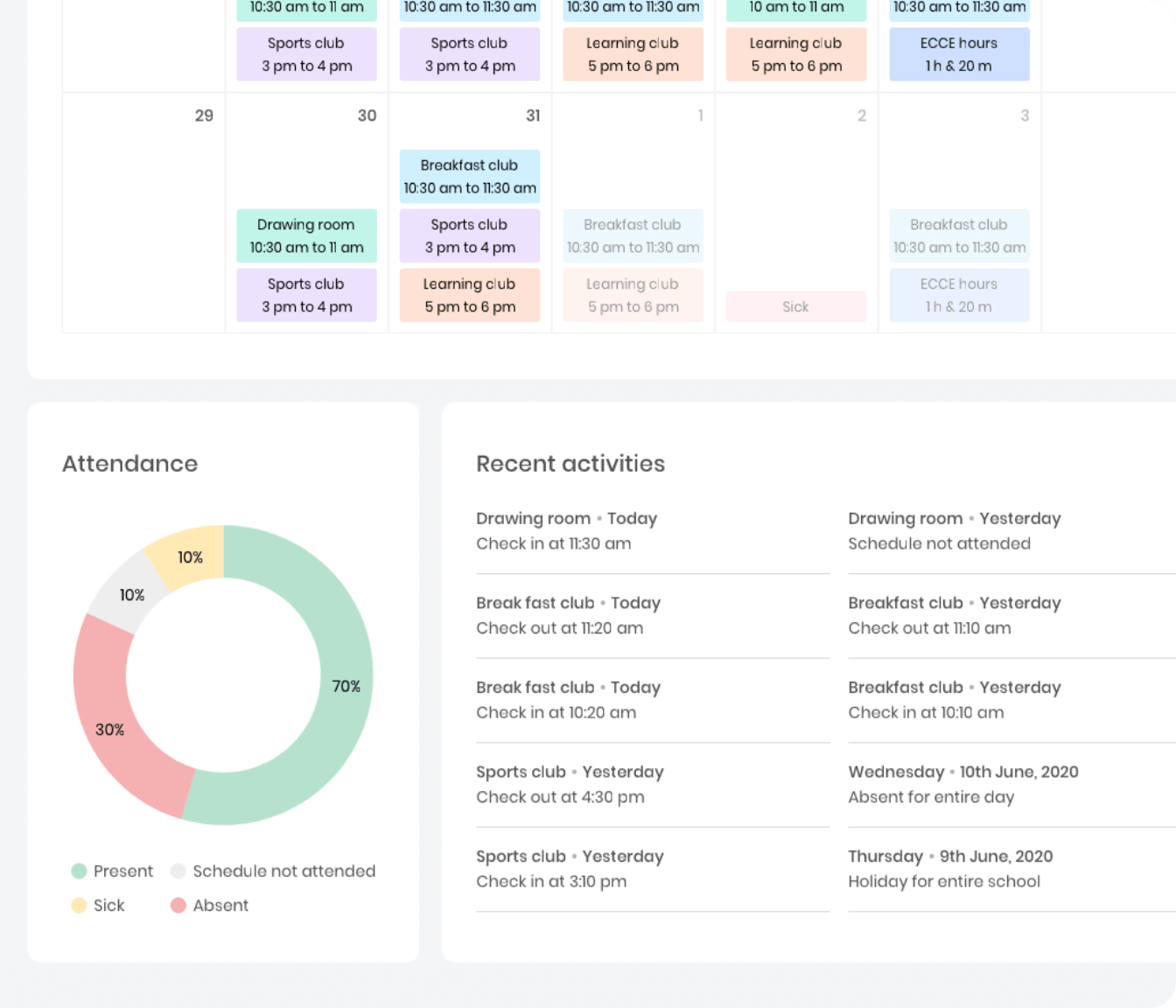 Childcare management software